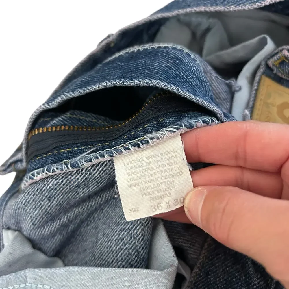 Vintage Lee Straight Leg Jeans Sz 36x30